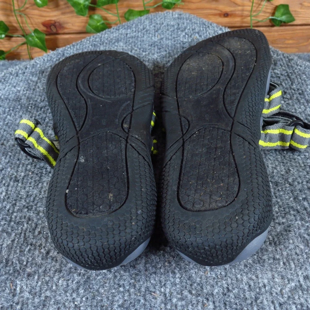 Northside Burke Women Sandal‎ Size 9 Casual Outdoor Thong Gray Lime Synthetic